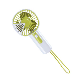 Ventilateur portatif rechargeable USB, petit ventilateur pour usage extérieur avec moteur DC, couleur jaune - Product Image 4