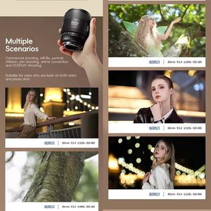 Sirui Aurora 85มม. F1.4เต็มเฟรมเลนส์กล้องออโต้โฟกัสสำหรับ Sony <span class=keywords><strong>Fuji</strong></span> สำหรับ Nikon - Product Image 5