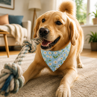 Vêtements pour animaux de compagnie élégants en polyester imprimé numérique à motifs floraux pour chiens et chats - Printemps/Été