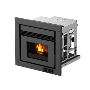 QM1003A 9KW europeo ecológico Wifi Control interior incrustado estufas de pellets de madera insertar chimenea de pellets - Product Image 1