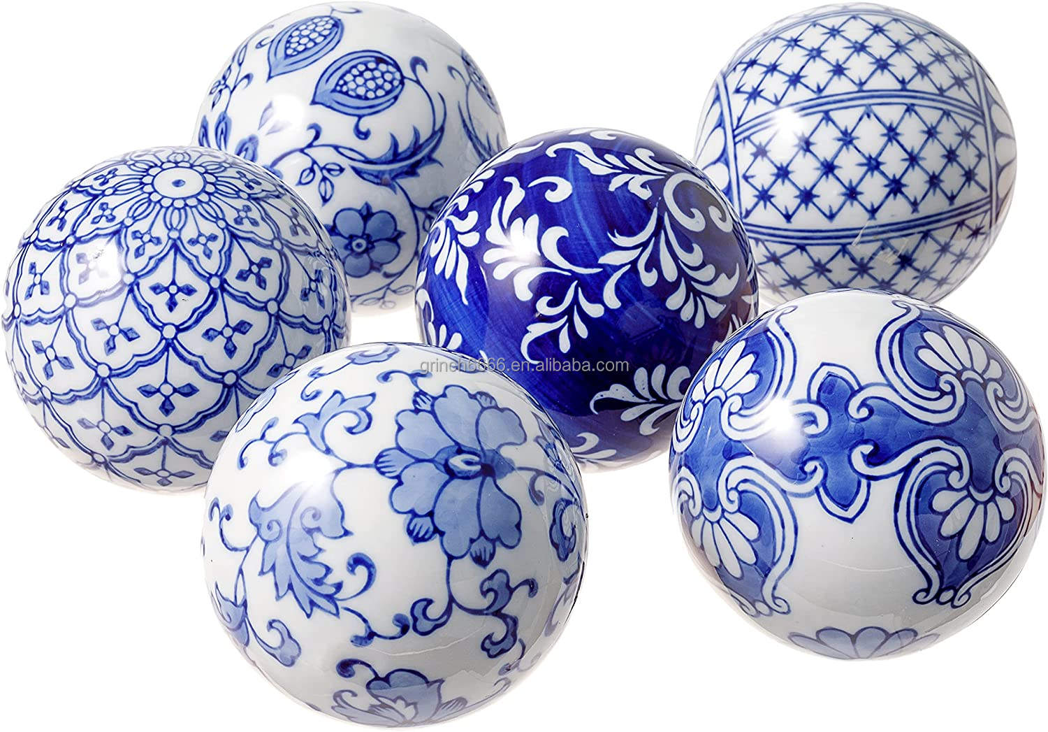 3 Sfere Decorative In Ceramica Per Vasi, Centrotavola O Vasche - Design Elegante E Moderno - Foto 8