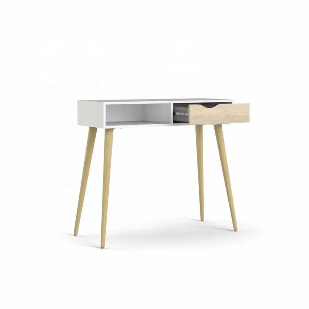 NOVA 21TSL010 escandinavo alta calidad moderna mesa de madera para estudiar escritorio con alta pierna