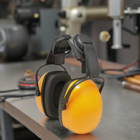Protège-oreilles montés sur casque de chantier pour la protection auditive contre le bruit, pour travaux de construction