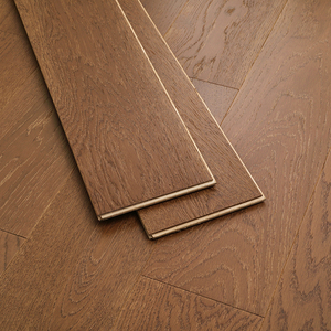 Plancher en bois de chêne multicouche T&G de 14 mm, antidérapant, ignifuge, facile à nettoyer, conforme à la norme REACH, idéal pour les bars à domicile - Product Image 1