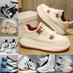 Factory Wholesale Men's Women's Casual Shoes Low-priced High-quality Fashionable Breathable Mesh Sports Shoes Discount - Product Image 1