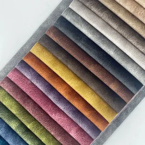 Da Như Cảm Giác Giá Nâu Đồng Bằng Mềm Hiệu Ứng Mây Xanh Bọc Polyester Hà Lan Nhung Sofa Vải