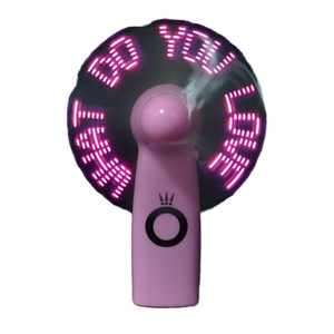 Mini Ventilador Portátil de Mano con Luz LED, Funciona con Batería, Plástico Ecológico, para Uso en Exteriores y Hoteles, Regalo de Verano, Viajes - Product Image 4