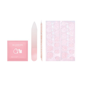 Ibcccndc Kit de Uñas Postizas con Láser en Polvo, Herramientas para Uñas, Uñas Postizas Reutilizables de Larga Duración, Pegamento de Gel Removible, Set de Arte de Uñas - Product Image 1
