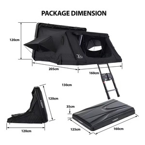 Carpa de Techo para Auto YOUNGHUNTER, 2000-3000 mm, Tela Oxford Impermeable, Apertura Automática Rápida, Tipo Extendido, Una Habitación - Product Image 5
