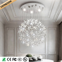 Lustre de plafond en cristal pour salon, lampe suspendue design moderne pour salle à manger