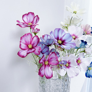 Fleur artificielle de cosmos unique, 30cm-100cm de haut, en soie, haute simulation, pour décoration intérieure et extérieure, idéale pour balcon - Product Image 1