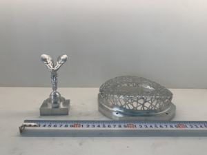 Pièce de démonstration en aluminium usinée CNC 5 axes, structure complexe en nid d'oiseau, échantillon d'usinage 5 axes - Product Image 5