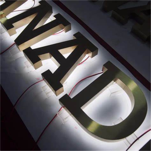 Lớn kim loại Backlit Logo tùy chỉnh treo tường adversting ngoài trời LED Backlit chữ tùy chỉnh chiếu sáng logo signage - Product Image 4