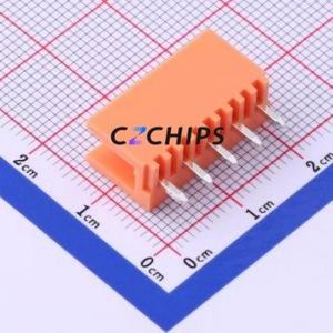 HT396V-3.96-5P Plug-in Terminal Block Through hole,P=3.96mm Connector Board-to-Board / Socket - Open 1x5P 3.96mm Orange - Product Image 2