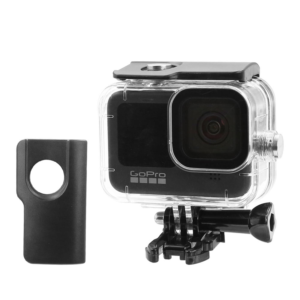 Hongdak Black Housing Frame Backdoor Clip Lock Buckle Replacement Backdoor Frame for GoPro Hero 5 6 7 8 9 10 11 12 Camera Acces