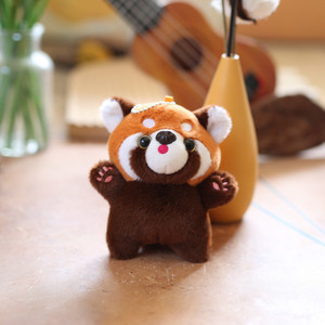 Llavero de peluche de mapache, juguete suave para niños y adorno para bolso, regalo unisex - Product Image 4