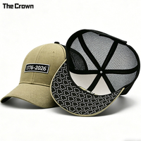 Gorra Trucker de 6 Paneles con Logotipo Personalizado, Venta al Por Mayor, Parche Tejido, Malla, Visera con Impresión, Cierre de Velcro, Fabricante