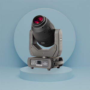 Projecteur à tête mobile LED blanc 250W pour <span class=keywords><strong>DJ</strong></span> et <span class=keywords><strong>mariage</strong></span>, zoom 4-30, contrôle DMX512, ventilateur silencieux et efficace, prise multi-régions - Product Image 3