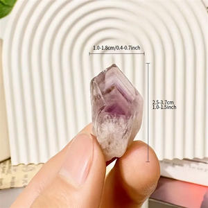 Tự Nhiên Khắc Thạch Anh Tím Răng Đá Tím Bạc Núi Hương Liệu Cá Cho Tank Trang Trí Tình Yêu Pha Lê Hoa Nồi Cho Ho - Product Image 4