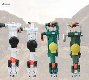 유압 해머 유압 차단기 <span class=keywords><strong>YT28</strong></span> 잭 해머 광산 폭발 구멍 휴대용 공압 바위 드릴 - Product Image 1