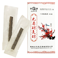 Aiguilles d'acupuncture pour le visage, 500 pièces, 0.16x7mm, 0.18x7mm