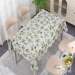 Boen ưa thích hoa thêu Chất lượng cao PVC Khăn Trải Bàn Màu in thiết kế cho nhà bữa ăn tối và các bên - Product Image 4