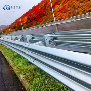 Barrera de Tráfico de Acero y Aluminio para Carreteras, Barandilla de Seguridad Galvanizada Corrugada Suministrada por Fábrica - Product Image 2