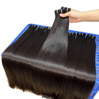 Extensions de cheveux indiens 100% naturels vierges Remy, 8 pouces, lot de tissage de cheveux, fournisseurs de cheveux indiens naturels à prix abordable
