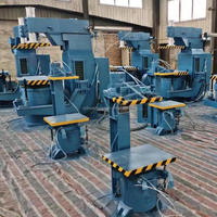 Machine à mouler le sable de fonderie Z149 Microseism Jolt Squeeze Large Worktable avec pompe 380V 3 phases