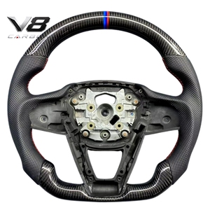 Volante Deportivo de Fibra de Carbono Real con LED, Estilo Racing, Modificado para Serie 4 G22 G82 420 425 430 440, V8carbon - Product Image 3