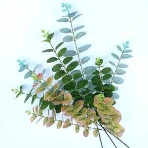 Simulatie Planten F Plant Kunstmatige Opstelling Groen Gedroogd Gebladerte Eucalyptus Kunstbloemen En Planten