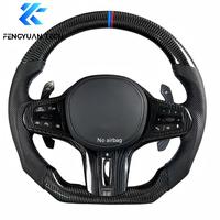 Volant personnalisé pour BMW F20 F22 F30 F31 F32 F82 F15 F82 M4 F80 M3 M5 F90 F06 F10 F56 E92 E60 E61 E90 E39 E91 E70