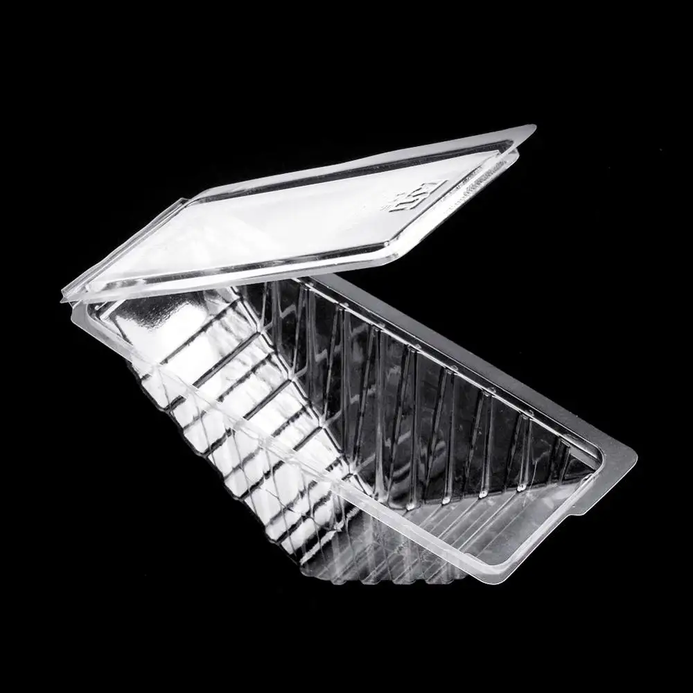 Clear Plastic Take-Away Driehoek Taart Kaas Eten Sandwich Container/Carry Doos