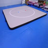 Tapis de grappling gonflable MMA 3x3m, imperméable, tatami pneumatique pour dojo, fabriqué en usine OEM