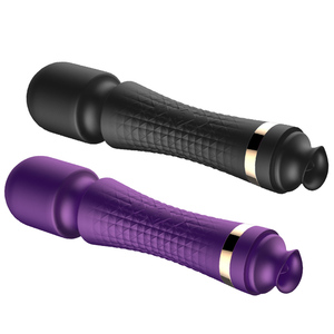 Vibrador de masturbación femenina, juguete sexual de <span class=keywords><strong>punto</strong></span> <span class=keywords><strong>G</strong></span>, estimulador de clítoris y succión de lengua, AV stick - Product Image 2