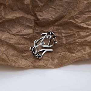Retro Obsession <b>Ring</b> For Men Spike Design <b>Adjustable</b> Open Band Fashion Hip Hop Style Jewelry Gift - Product Image 1