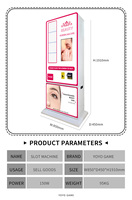 Distributeur automatique de cartes postales touristiques et d'autocollants, avec écran tactile 18,5 pouces, intégration TPV et multiples modes de paiement