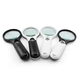 3.5x 45X 3 LED Light Pocket Magnifying Glass