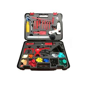 Ensemble complet de 145 pièces d'équipement de débosselage sans peinture Outil de réparation de carrosserie avec éponge dans un sac pratique - Product Image 2