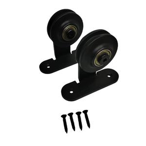 Herrajes para Puertas Corredizas de Granja, Modernos, Duraderos, de Acero Negro, Impermeables, con Sistema para Baño, Cocina y Dormitorio, Gran Venta - Product Image 5