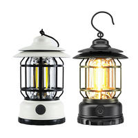 Nouvelle lampe de camping transfrontalière modèle Zhejiang 1927, multifonctionnelle, portable, rechargeable, pour tente, style rétro cheval
