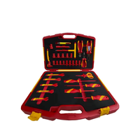Ensemble d'outils isolés professionnels 31 pièces, kit d'outils d'électricien en acier avec sac de transport pour réparation et entretien électriques