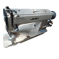 Le Japon a utilisé des machines à coudre industrielles à pied composé à triple alimentation pour le cuir JUKI-DLN 5490 Chine Tomsewing