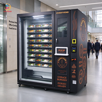 Distributeur automatique intelligent de repas à grande capacité, directement de l'usine, avec fonction SDK, pour repas prêts à consommer, code QR, CE