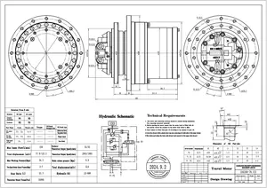 <span class=keywords><strong>ZX200</strong></span> <span class=keywords><strong>ZX200</strong></span>-6 <span class=keywords><strong>ZX200</strong></span>-1 ZX210 <span class=keywords><strong>FInal</strong></span> <span class=keywords><strong>Drive</strong></span> untuk HITACHI suku cadang penggali 9170996 9233687 9195447 9233688 HMGF36 Motor Travel - Product Image 6
