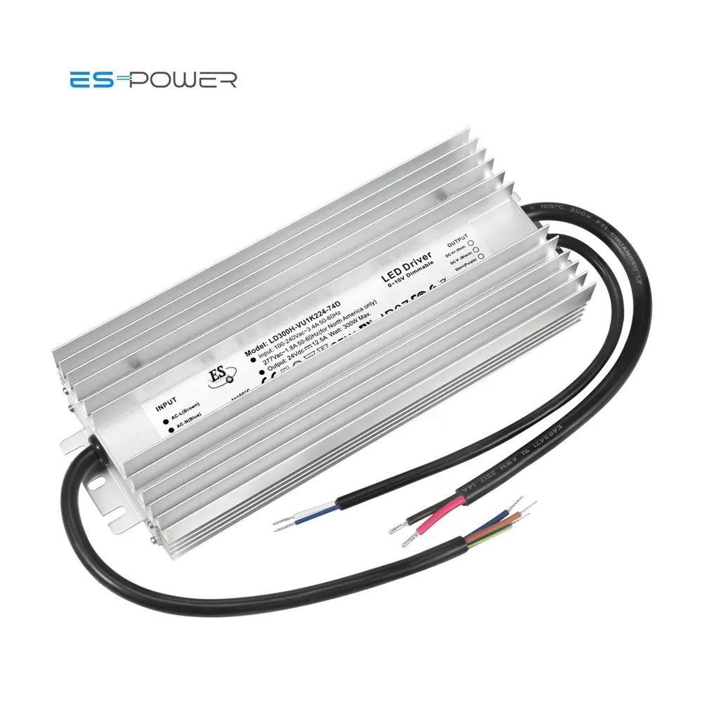 Bộ Nguồn Chuyển Mạch 300W 12V 24V 36V 48V Ip67 Trình Điều Khiển Led 3 Trong 1 Có Thể Điều Chỉnh Điện Áp Không Đổi