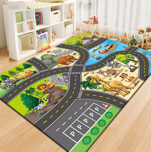 Maßgefertigte Moderne Kinder-Bodenmatten Umweltfreundlicher Rutschfester Lehrreicher Spielteppich für Wohnzimmer und Kinderzimmer - Product Image 3