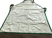 Tablier de cuisine sans manches en jean et PVC réutilisable avec logo personnalisé pour enfants - Design personnalisable