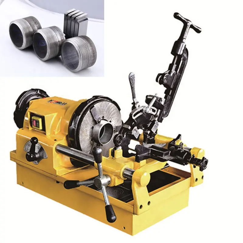 Hongli SQ80A Efficiency Type 1/2 "-3" 50-60HZ Frequency Pipe Threading Machine
