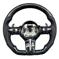Volant à fond plat en fibre de carbone, directement de l'usine, pour BM/W E61 E70 X5 E71 X6 E46, pièces de modification et d'amélioration de l'intérieur